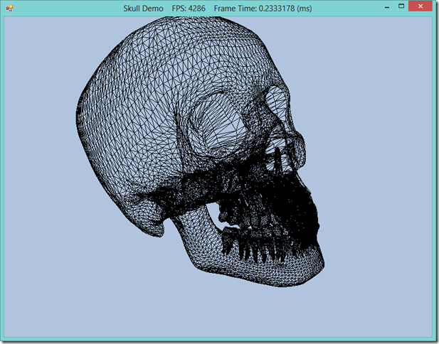 Loading a Mesh From a File: Skull Demo