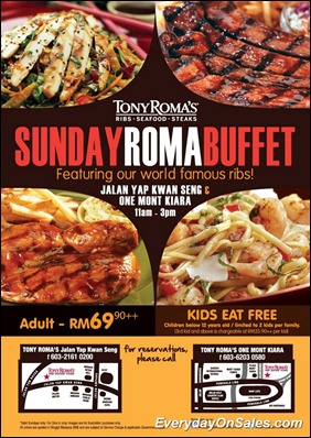 Tony-Roma-Sunday-Buffet-2011-EverydayOnSales-Warehouse-Sale-Promotion-Deal-Discount