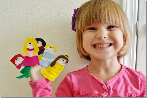 disney princess finger puppets