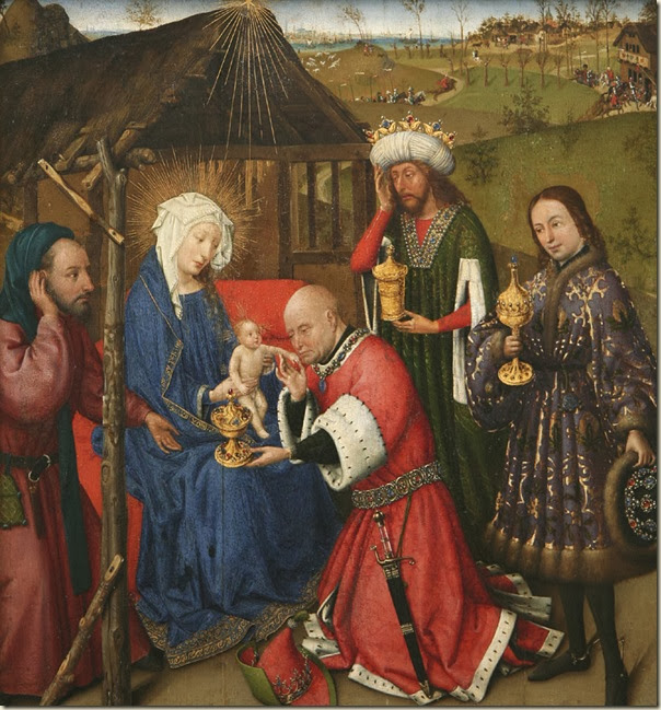 Jacques Dare, Adoration des Mages 1433-35 Jacques Dare, Adoration des Mages 1433-35