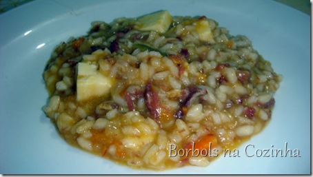 Risoto de Carne Seca e Abobora e Queijo Coalho Risoto de Carne Seca e Abobora e Queijo Coalho