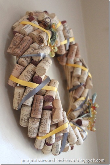 wine cork wreath wine cork wreath