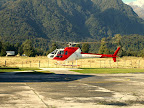 My first time helicopter ride to higher spot of Fox Glacier.