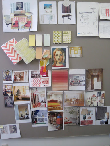 It is always so fun to see how many things start on an inspiration board that end up in the finished product. It is always so fun to see how many things start on an inspiration board that end up in the finished product.