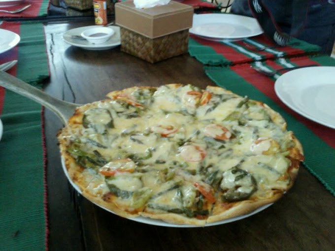 breakfast -pinakbet pizza