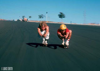 Ty Page on left and Bruce going head to head as usual at La Costa. Photo by Lance Smith
