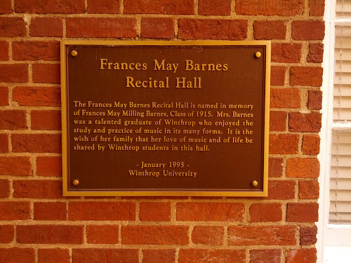 Frances May Barnes Recital Hall 