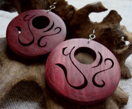 Pendientes de madera