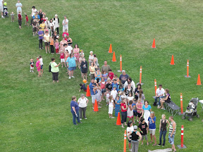 The Crowd Anxiously Waiting