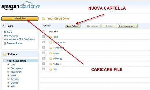 amazon-cloud-drive-interfaccia amazon-cloud-drive-interfaccia