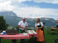 Lunch al fresco.