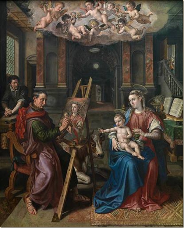 Maerten de Vos, St Luc peignant la vierge