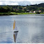 Voilier sur le lac de Châteauneuf la Forêt