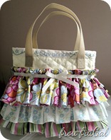 Ruffled Scripture Bag