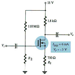 MCQs in DC Biasing – FETs Fig. 06 MCQs in DC Biasing – FETs Fig. 06