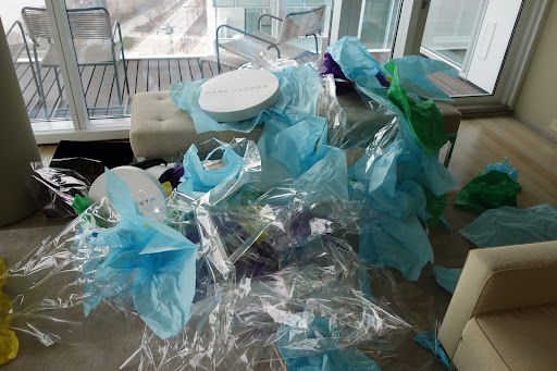 The aftermath: Worth every minute of clean-up.