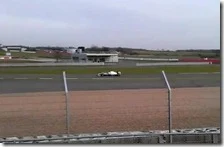 La Mercedes W03 a Silverstone
