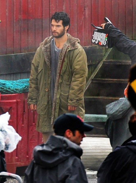 Clark Kent és Lois Lane a Man of Steel forgatásáról 01