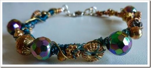 wire wrapped bracelet 1