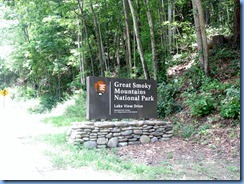 0419 North Carolina - Lakeview Drive - 'The Road to Nowhere' - Smoky Mountain National Park Entrance sign 0419 North Carolina - Lakeview Drive - 'The Road to Nowhere' - Smoky Mountain National Park Entrance sign