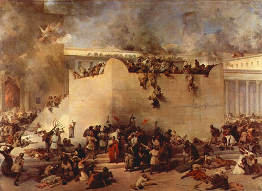 Франческо Хайес. Разрушение иерусалимского Храма
