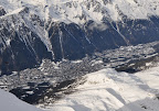 Chamonix from the Aiguille du Midi
