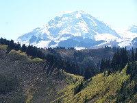 Skyline Divide ridge with Baker in the background.