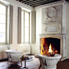 Autumn-time = Fireplace gathering