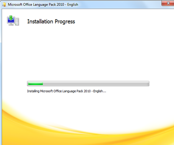 ขั้นตอนการติดตั้งเมนูภาษาไทยใน Microsoft office 2010 ขั้นตอนการติดตั้งเมนูภาษาไทยใน Microsoft office 2010