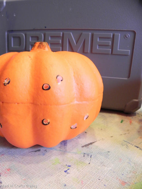 Drilled Constellation Pumpkins - dremel out holes Drilled Constellation Pumpkins - dremel out holes