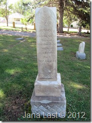 Grave Marker of the Michael Christopherson Family Grave Marker of the Michael Christopherson Family