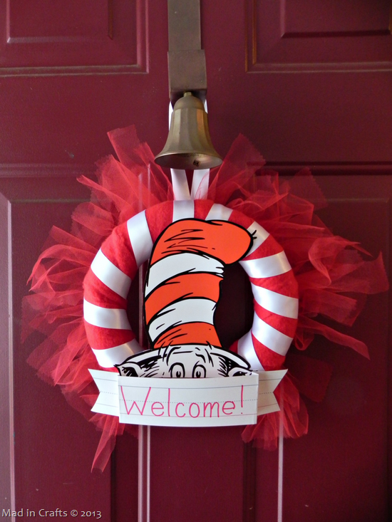 seuss party wreath seuss party wreath