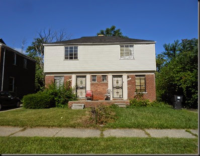 Marge's childhood home; 8921 Rutherford; Detroit Michigan (the right half)