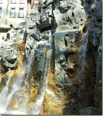 Water feature & Eagle at Sam's Town Casino