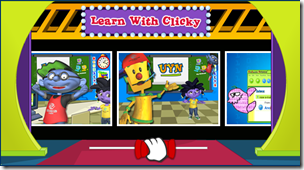 Learn with clicky - internet safety website for kids