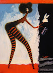 "ABRA-KADABRA" 30x40 (oil/acrylic on canvas) -no-