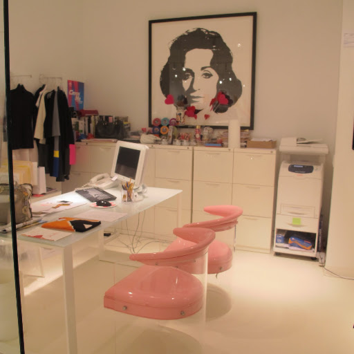 The pink patent chairs are great. They remind me of strawberry ice-cream. The color is phenomenal.