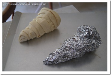 use foil to make your shape use foil to make your shape