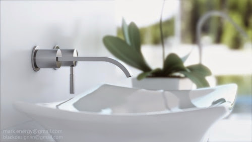 Pure minimalism Bathroom Washbasin Detail Pure minimalism Bathroom Washbasin Detail