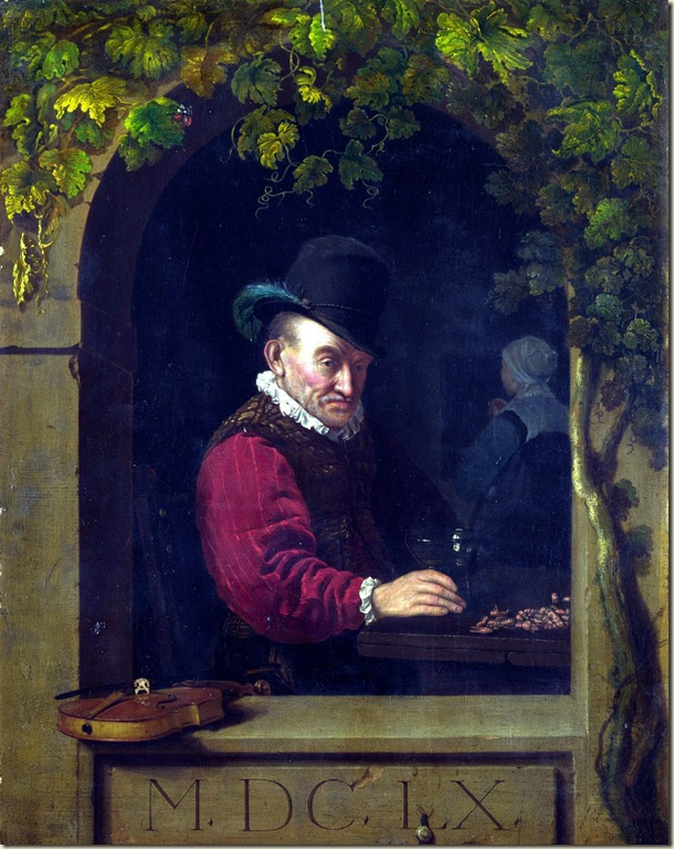 Frans van Mieris, Homme au verre de vin Frans van Mieris, Homme au verre de vin
