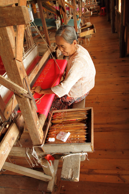 A Longyi for the woman being prepared