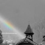 Regenbogen über dem Edenlehen