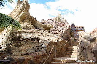 up to the water slides
