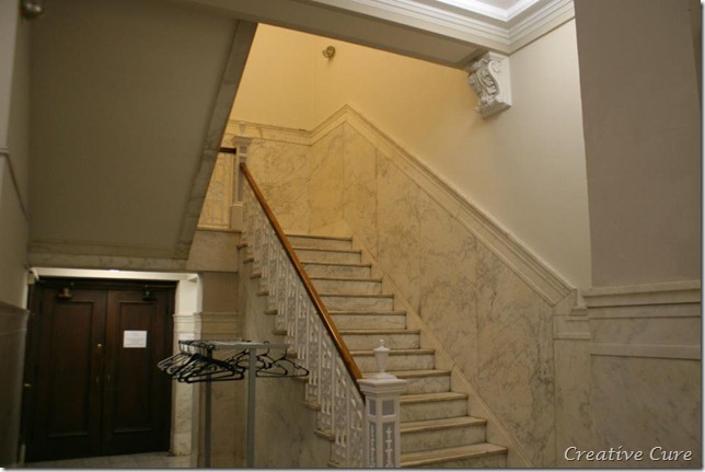 Marble stairs