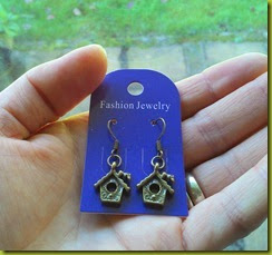 Pretty Cute Jewellery bird house earrings