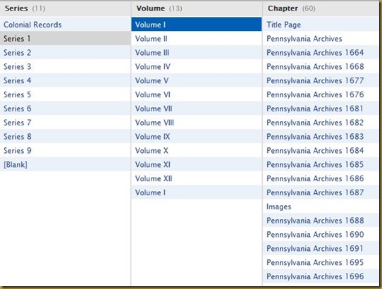 Pennsylvania Archives, Colonial Records, Series 1, Volume 1
