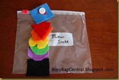 Button Snake busy bag Button Snake busy bag
