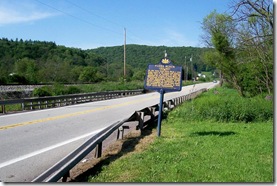 Flora Black Marker along Route 219 in Somerset County, PA