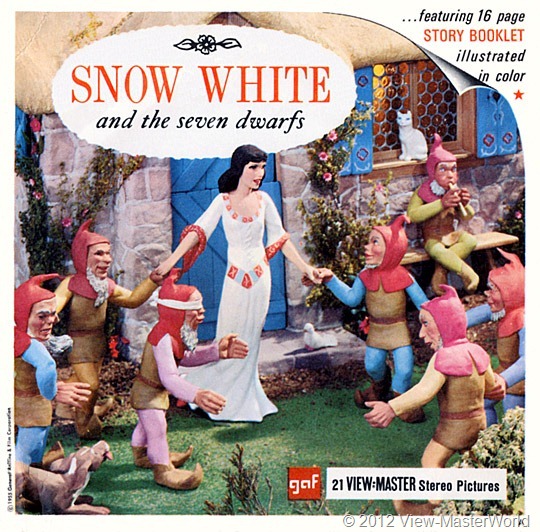 View-Master Snow White and the Seven Dwarfs (B300), packet cover