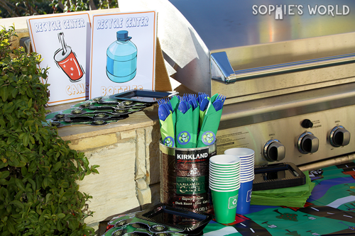 Trash party utensils